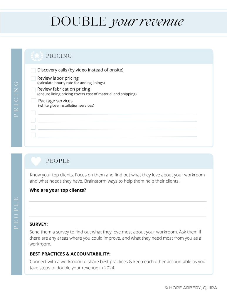 Page 2: Pricing and people