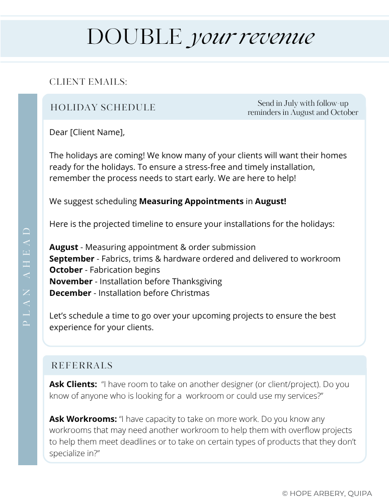 Page 4: Plan ahead and referrals